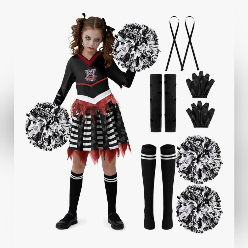 Kids Cheerleader Costume Size SMALL